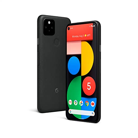 Google Pixel 5 128GB   8GB RAM - 6 inch Android 5G Phone, Water Resistant (IPX8) - GSM Unlocked Smartphone (Just Black) - UK Version