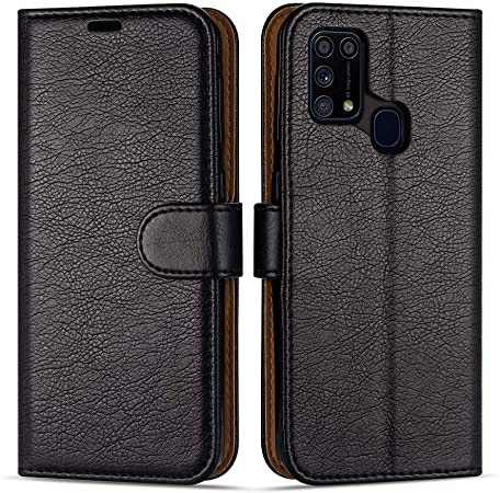 Case Collection Premium Leather Folio Cover for Samsung Galaxy M31 Case (6.4") Magnetic Closure Full Protection Book Design Wallet Flip with [Card Slots] and [Kickstand] for Galaxy M31 Phone Case