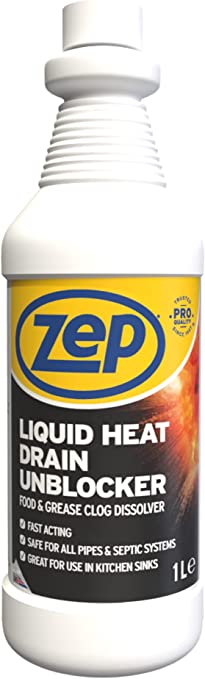 Zep Commercial Unblocker Heat Drain Liquid
