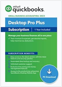 Quick Books Desktop Pro Plus 2023 | 2 User's | NO DVD | Delivery Via Amazon Message(24hrs)