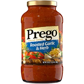 Prego Pasta Sauce, Roasted Garlic & Herb, 24 oz