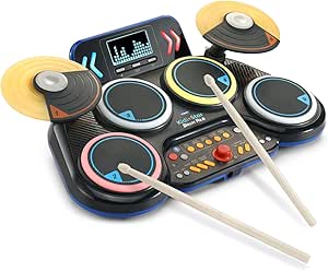 VTech Kidi Star Drum Pad, Black