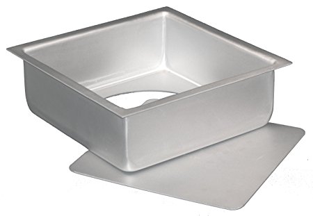 Fat Daddio's Anodized Aluminum Square Cheesecake Pan with Removable Bottom, 9 Inch x 9 Inch x 3 Inch