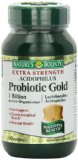 Natures Bounty acidophilus extra strength probiotic gold Tablets 60