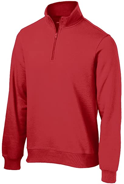 Men's Athletic 1/4-Zip Sweatshirt in Sizes XS-4XL