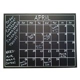 Chalkboard Calendar Wall Sticker - Blackboard Organizer Decal