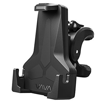 VAVA Bike Phone Mount, Phone Holder for Bike with Triangular Shape Arms to Keep Phones Safe (One-Handed Operation, 360 Degree Rotation, Fits Bicycles, Motorbikes, Scooters & Prams)