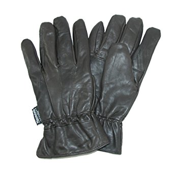 Dorfman Pacific Men's Thinsulate Genuine Lambskin Leather Gloves