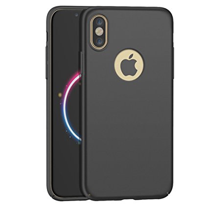 BSAMZ Phone Case for iPhone X, Ultra Thin Protect Case Back Cover with Ultra Light and Anti-Scratch Protective Design Case for iPhone X.(Black)