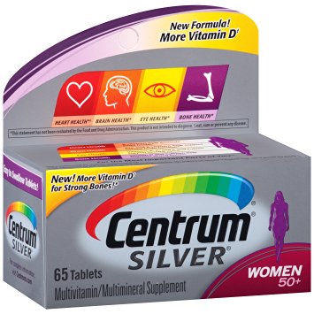 Centrum Silver Women Multivitamin/Multimineral Supplement (65-Count Tablets)