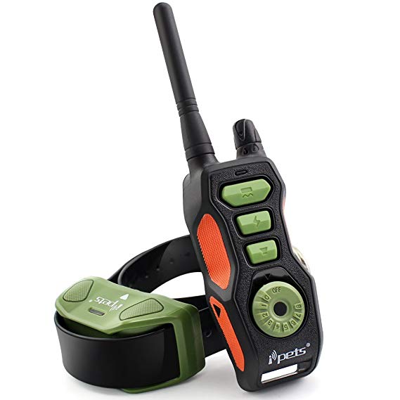 Ipets PET618 Dog Shock Collar 2600ft Remote Training Collar Medium Large Dogs 100% Waterproof & Rechargeable Electronic Collar Beep Vibrating Electric Collar