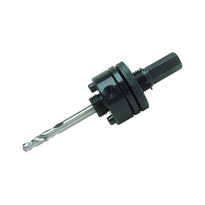 Quick Change Speed Arbor Mandrel. Fits Cz BI-Metal HSS Hole Saws Size 1-1/4 to 15 inch. Rugged Steel Construction with 2 Locking Pins. Outstanding Design and Performance Exclusively from Cz Garden
