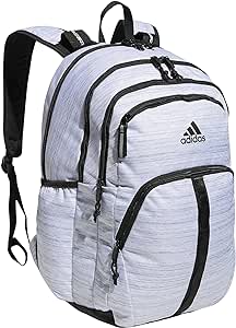 adidas Prime 7 Backpack, Two Tone White/Black, One Size