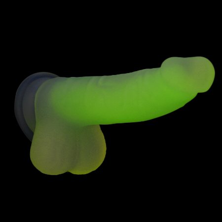 Liquid Silicone Translucent Realistic Dildo, Tracy's Dog Male Luminous Penis with Suction Cup for Woman Sexual Dick 8 Inch Dong for Female Toy