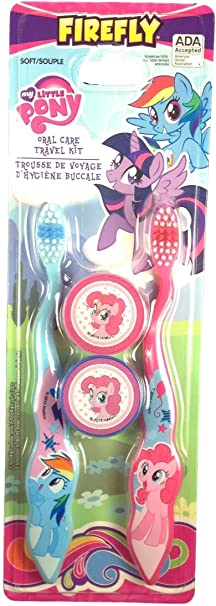 Firefly My Little Pony 2 Toothbrush Oral Travel Care Set