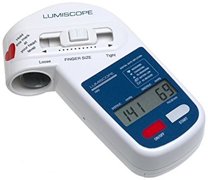 Lumiscope Finger Blood Pressure Monitor Model 1083N