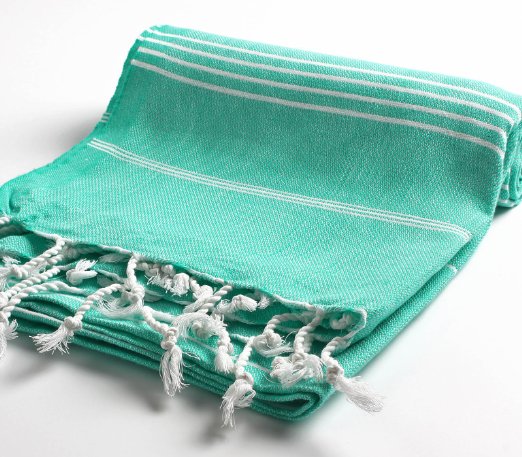 Cacala Pestemal Turkish Bath Towels 37x70 100 Cotton Mint Green