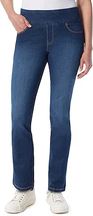 Gloria Vanderbilt Women's Amanda Pull on High Rise Jean Plus