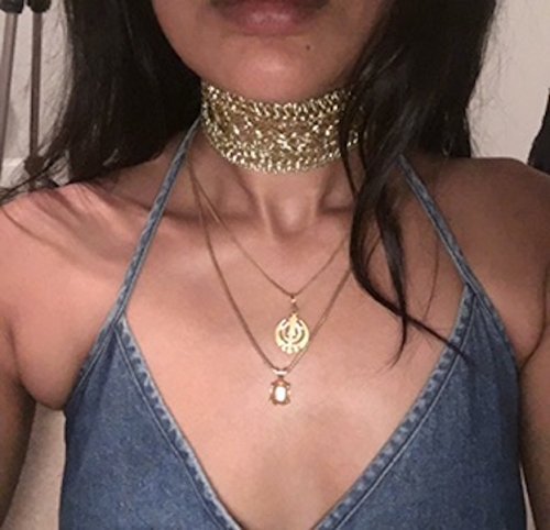 The Cleopatra Chokers // Thick Gold Choker Necklace// Free Gift!!!