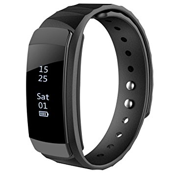 LEMFO P-ONE Bluetooth Smart Bracelet Waterproof Fitness Tracker Heart Rate Sleep Monitor Pedometer Smart Wristband Band for Android IOS