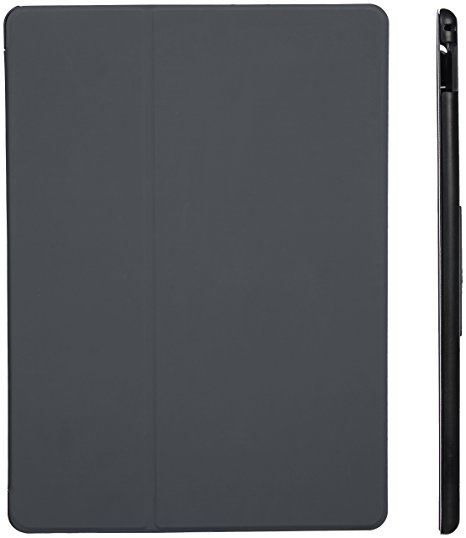 AmazonBasics New iPad Pro 2017 Smart Case Auto Wake/Sleep Cover, Grey, 12.9"