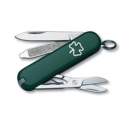 Victorinox Swiss Army Classic SD Pocket Knife, Shamrock