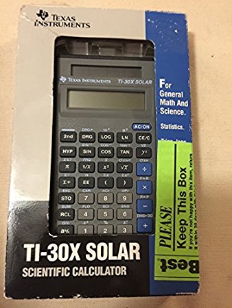 Texas Instruments TI-30X Solar Powered Scientific Calculator