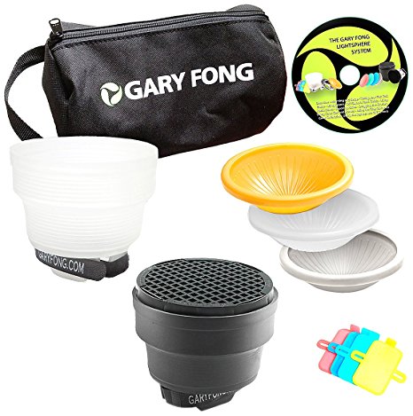 Gary Fong Fashion and Commercial Lighting Flash Modifying Kit (Black/White/Gray/Amber)