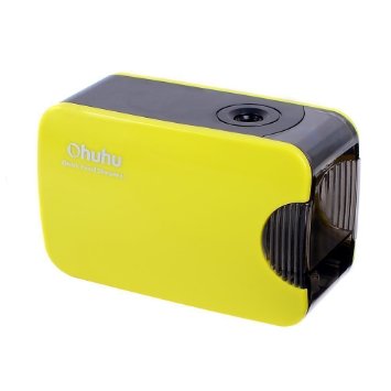 Ohuhu Electric Automatic Pencil Sharpener, Special Design for Colored Pencils， 2016 Version