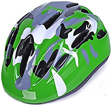 Camouflage Multi-spot Kids Safety Protective Skateboard Bike Skating Helmet Comfortable Adjustable Toddler Teens Youth Girls Boys Cycling Rollerblading Scooters 3-5 5-8 Years