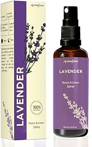 Lavender Room, Linen & Pillow Spray by Aromafume | 100ml/3.38 fl oz | with Pure Lavender Essential Oil | Aromatherapy Spray for Relaxation, Sleep & Stress Relief | Mist for Bedding, Fabrics