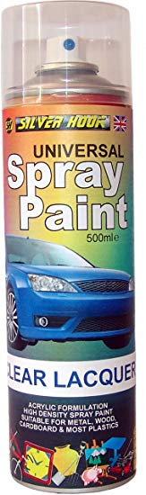 Silverhook SPCL Spray Paint, 500 ml Aerosol Clear Lacquer