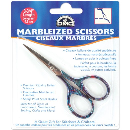 DMC 6127/3 Marbleized Scissor, 3-3/4-Inch, Purple Essence