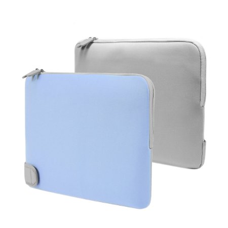 Unik Case Light Blue Neoprene Zipper Laptop Sleeve Bag Case Cover for All 13" 13-Inch Laptop Notebook / Macbook Pro / Macbook Unibody / Macbook Air / Ultrabook / Chromebook