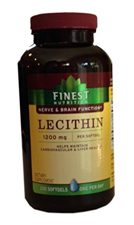 Finest Nutrition Lecithin 1200 mg #200 softgels