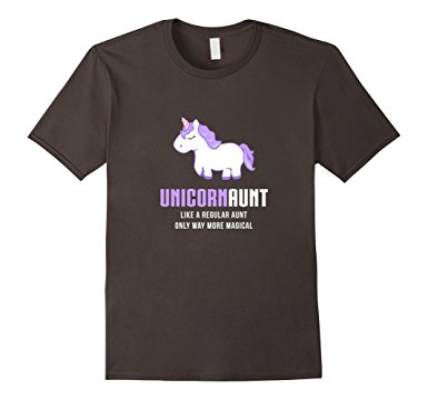 Unicorn Aunt Shirt, Funny Cute Magical Gift