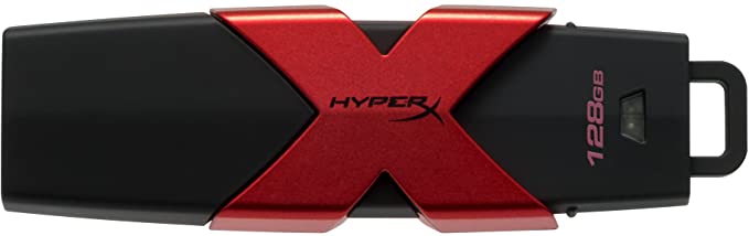 Kingston Digital HyperX Savage128GB USB Flash Drive 3.1/3.0 350MB/s R, 250MB/s W (HXS3/128GB)