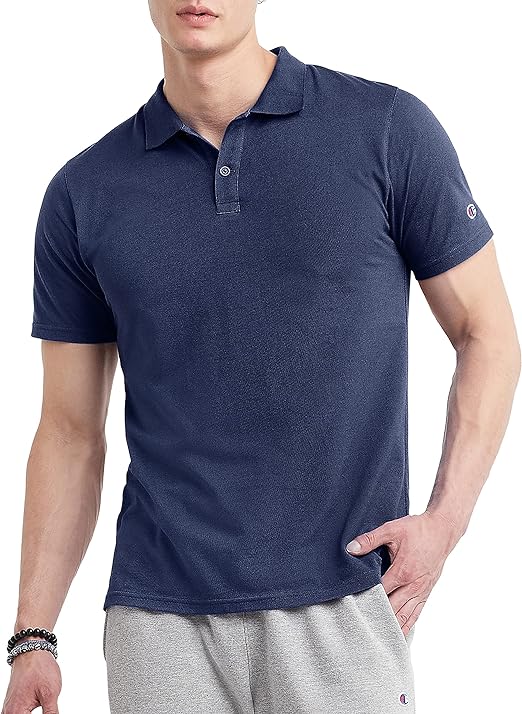 Champion Men's Polo Shirt, Comfortable Athletic Shirt, Best Polo T-Shirt for Men