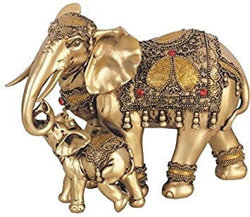 George S. Chen Imports SS-G-88043 Thai Elephant Buddha Buddhist Collectible Statue Figurine Decoration