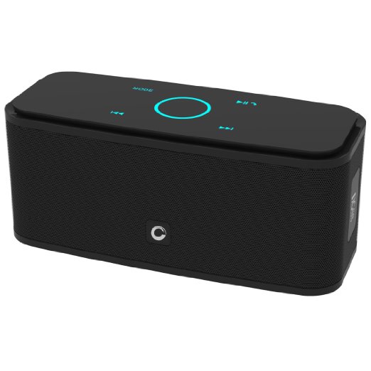 DOSS SoundBox Bluetooth 40 Wireless Portable Sensitive touch speakers with superior sound quality and a powerful subwoofer12 hours playtimeHandsfreeBlack