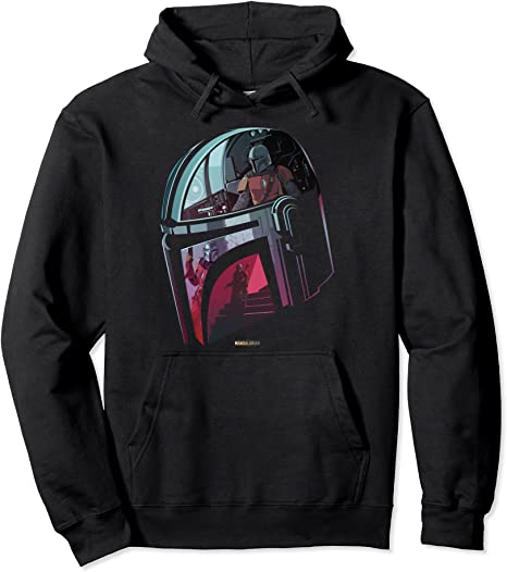 Star Wars The Mandalorian Helmet Fill Pullover Hoodie