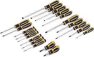 GEARWRENCH 20 Pc. Phillips/Slotted/Torx Dual Material Screwdriver Set - 80066H