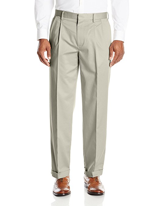 Dockers Men's Insignia Wrinkle-Free Khaki Classic-Fit Pleat Pant