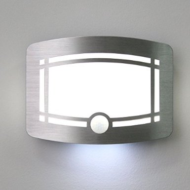 Luxury Aluminum Case Wireless Stick Anywhere Battery Powered Motion Sensor Lights Wall Sconce Spot Lights Hallway Night Light