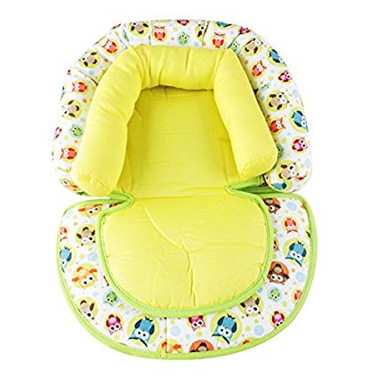 Infant Head Support For Car Seat, KAKIBLIN Baby Soft Neck Support Pillow, Yellow