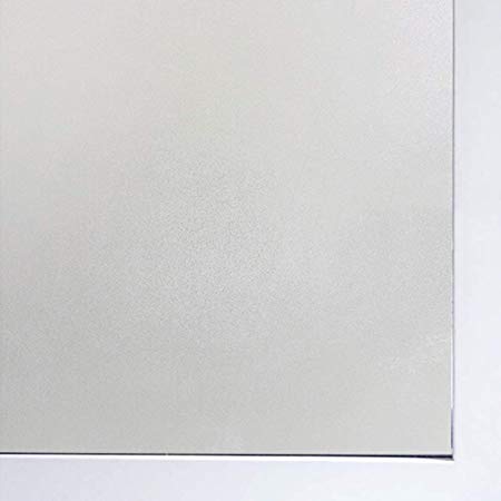 Bloss Frosted Film Privacy Window Film Self Adhesive Opaque Window Film Static Cling for Home and Office (White, 17.7-by-78.7inches)