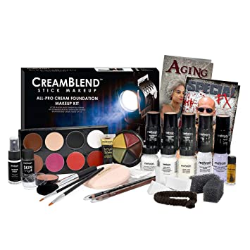 Mehron Makeup Creamblend All-Pro Student Makeup Kit (Medium)