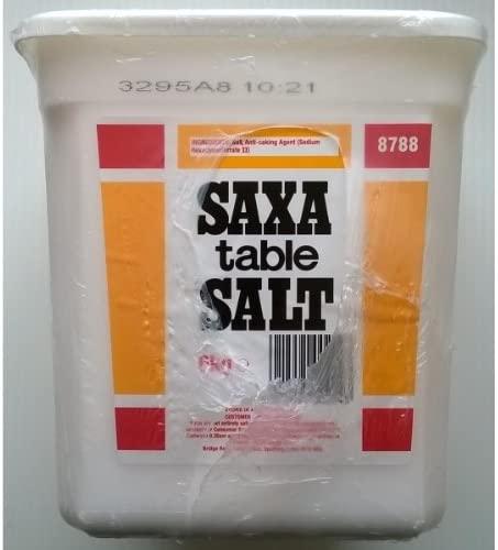 Saxa Table Salt 1 x 6kg tub