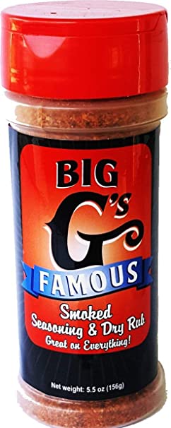 Hickory Smoked Seasoning and Dry Rub, Award Winning, Special Blend of Herbs & Spices, Great on Everything! Grilling, Smoking, Roasting, Cooking, or Baking! By: Big G's Food Service