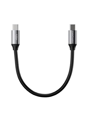 CableCreation Short USB4 Cable 0.5FT, USB C Cable 40Gbps, 240W, 8K@60Hz, Compatible with Thunderbolt 3, Thunderbolt 4 and USB-C